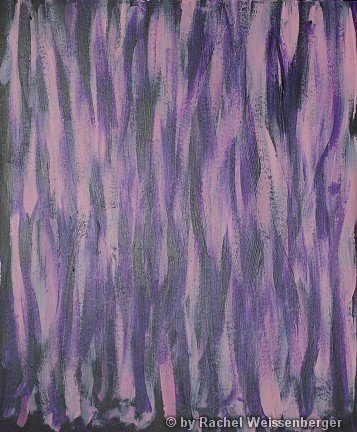 Violet movement I, Acrylics on board,