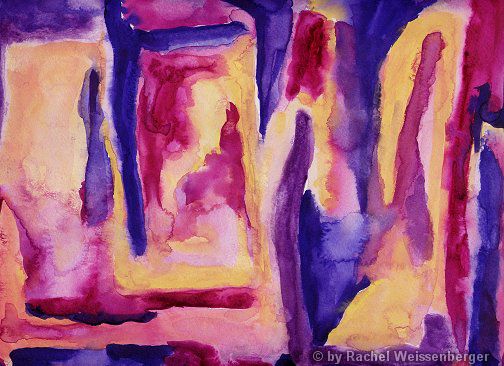Abstract 23, Watercolour on paper,