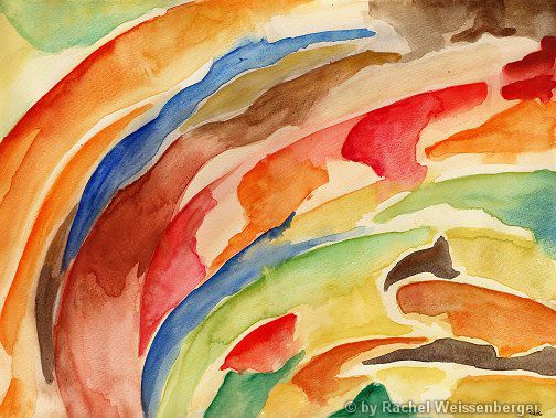 Abstract 38, Watercolour on paper,