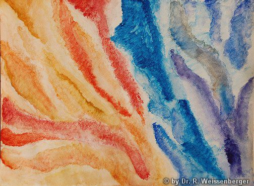 Abstract 47, Watercolour on paper,