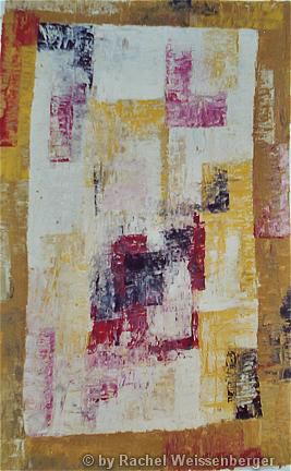 Abstract 42, Oil with spatula on board,