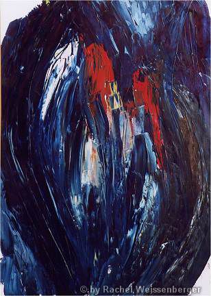 Abstract 39, Oil with spatula on board,